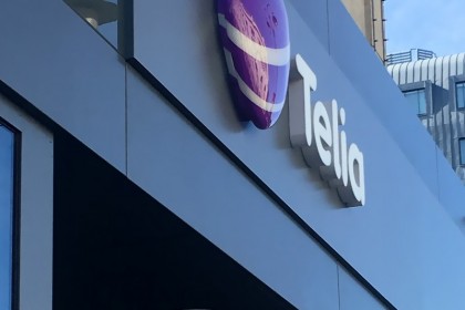 Telia - производство и монтаж наружной рекламы